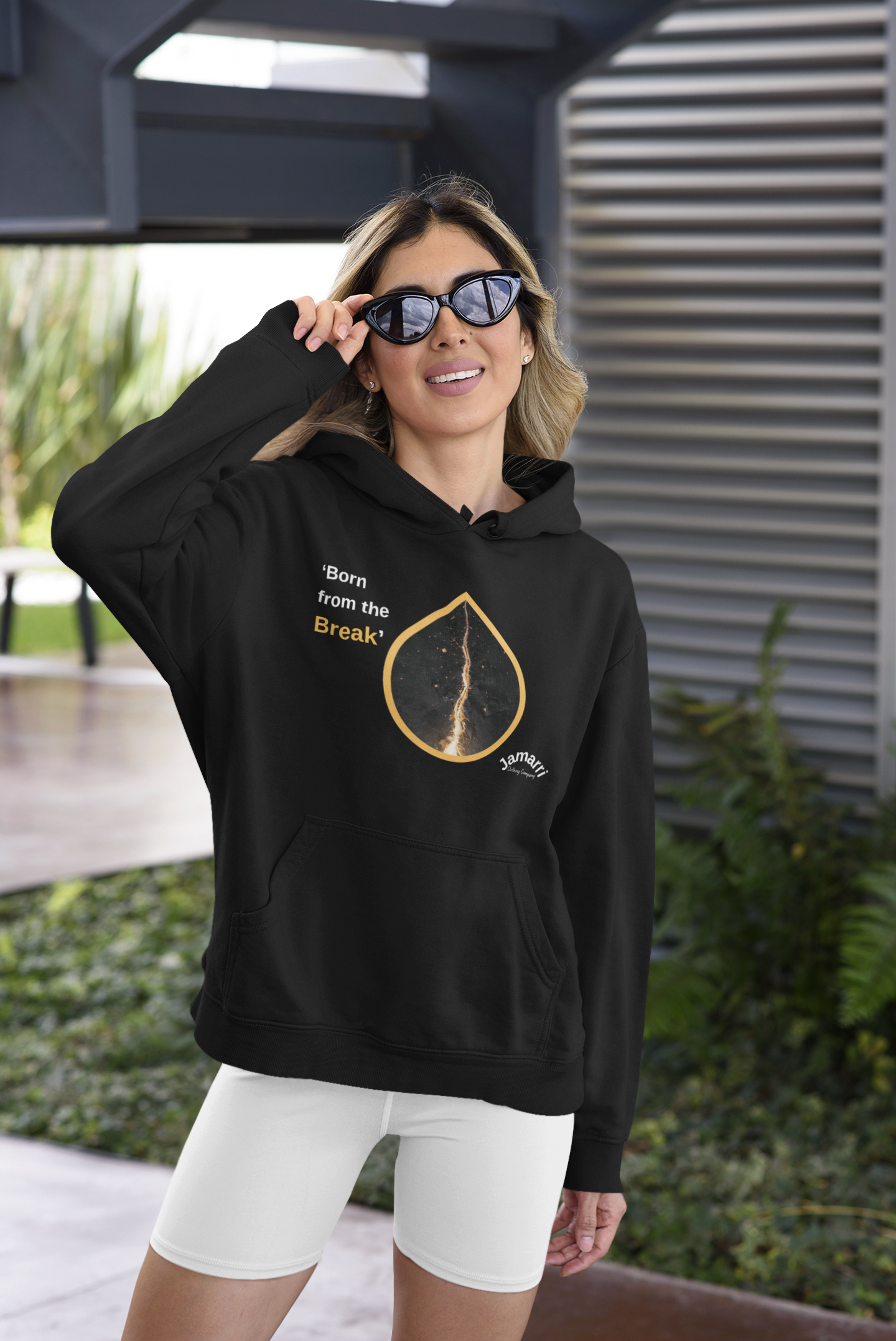 Womens 'Born From the Break' Jamarri Limited Hoodie — "Jamarri" Collection Hoodie