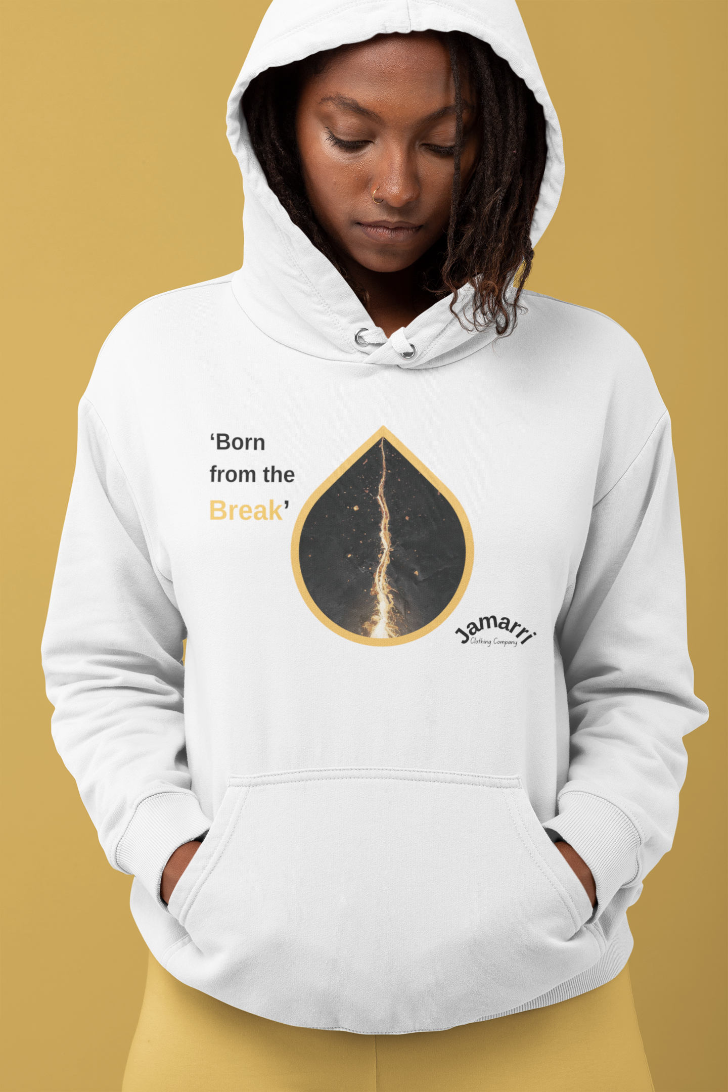 Womens 'Born From the Break' Jamarri Limited Hoodie — "Jamarri" Collection Hoodie